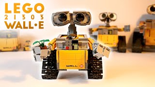 LEGO WALLE SET 21303 Toy Review Features amp Comparisons [upl. by Ogir40]