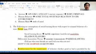 CRIMINOLOGY  CHAPS ONLINE TUTORIAL SERVICES CHAPOPOY CRIMINOLOGY [upl. by Schlosser]