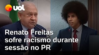 Deputado Renato Freitas é alvo de racismo e interrupções durante sessão na Assembleia do Paraná [upl. by Ahsrav]