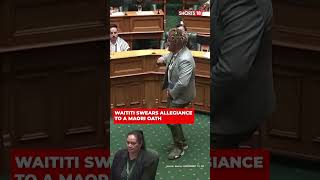 Royal Rebellion New Zealand MP Defies Colonial Practises With Maori Oath And Haka shorts  N18S [upl. by Daria]