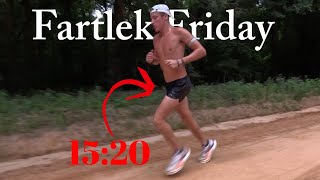 Fartlek Friday Training for a Sub 15 Minute 5k [upl. by Shih84]