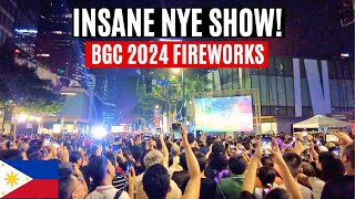 INSANE FIREWORKS Biggest NYE Countdown Show in Philippines 🇵🇭 [upl. by Xylon]