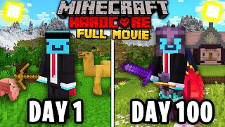 I Survived 100 Days in Minecraft Hardcore FULL MOVIE [upl. by Luaped]