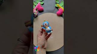 DIY Doremon clay cartoon 🖌️😍 diy artndcraft claycraft creativity shorts yt [upl. by Vanessa]