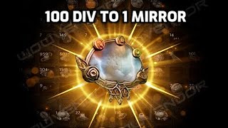 POE Turning 100 Divine into 1 Mirror [upl. by Lesly]