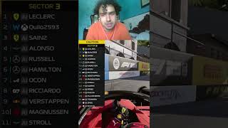 RICCIARDO NOOOOOOOOO formula1 gameplay f12023 f1challenge f12023 f1monaco leclerc ferrari [upl. by Eimmij261]