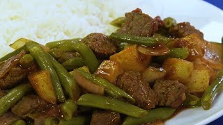 Receta de saltado de vainitas • Receta casera • Comida peruana • Peruvian food  BUENAZO [upl. by Sibeal791]