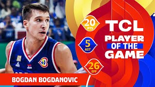 Bogdan Bogdanovic 20 PTS  TCL Player Of The Game  DOM vs SRB  FIBA Basketball World Cup 2023 [upl. by Uokes]