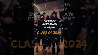 Spectator perspective of the Santa Clara University School of Law Commencement 2024 [upl. by Ellinehc]