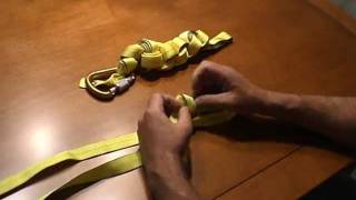 How to Tie and Store a Rescue Webbing Loop [upl. by Sauncho]