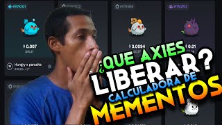 💥👀Calculadora de Mementos libera axies inteligentemente  Axie Infinity [upl. by Yrffoeg]