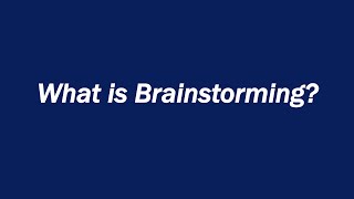 What is Brainstorming Definition and Examples [upl. by Akeret]