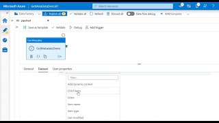 Azure Data Factory  Control Flow Activity  Get Metadata Activity [upl. by Atirehs]