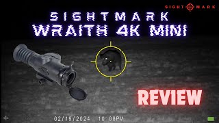 Sightmark Wraith 4k Mini Scope Review  CuttingEdge Optics for DayNight Time Shooting [upl. by Wennerholn84]