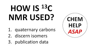 practical uses for 13C NMR spectroscopy [upl. by Foss433]