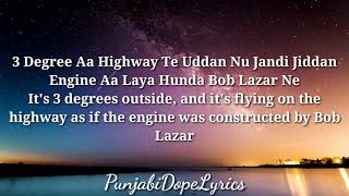 SpaceshipLyrics w english translation  Ap Dhillon  Shinda Kahlon  GMINXR  New punjabi songs [upl. by Nadabb816]