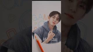 세븐틴 민규 색연필 그림 Seventeen Mingyu colorpencil drawing [upl. by Fromma]