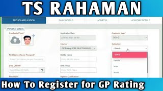 ts rahaman gp rating course  admission  gp rating registration step by step process  2021 [upl. by Worsham]