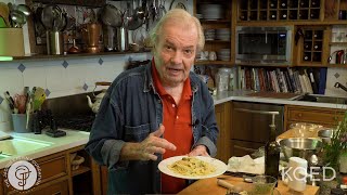 Spaghetti with anchovies  Jacques Pépin Cooking At Home  KQED [upl. by Nolyaw]