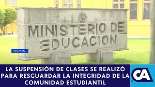 Mineduc suspende clases presenciales en 14 departamentos del país [upl. by Homovec]