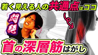 【首の深層筋はがし】顔たるみ・首凝り・頭痛・めまい・自律神経の乱れを改善して若返るならコレ [upl. by Conner879]