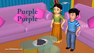 Learn Colors song for children  3d animation preschool nursery rhymes [upl. by Michaela]