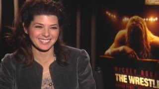 The Wrestler Marisa Tomei Interview [upl. by Elac134]