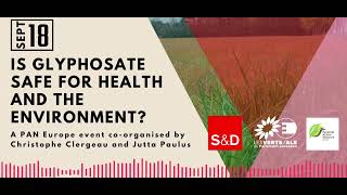 EU Conference Is glyphosate safe for health and the environment [upl. by Nanette]