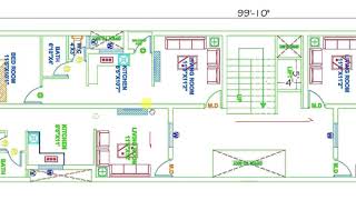 25x100 ft BEST APARTMENT HOUSE PLAN [upl. by Lewison]