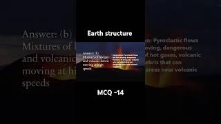 Earths Structure Plate Tectonics Earthquakes and Volcanism MCQ14   ShortsEarthStructureMCQ [upl. by Attenaej]