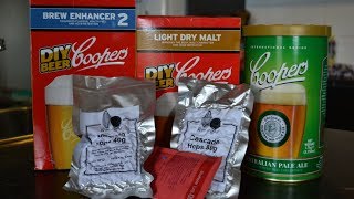 Hoppy Coopers Pale Ale  Simple quick and easy extract recipe [upl. by Lewap]