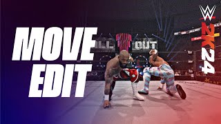 WWE 2K24  Ricochet vs Will Ospreay AEW All Out Highlights [upl. by Normie]