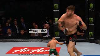 Mini Gastelum vs Michael Bisping [upl. by Yadnil]