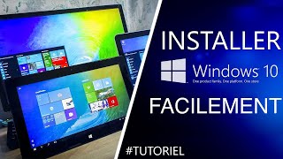 Comment Installer Windows 10 Facilement   Tutoriel de A à Z [upl. by Anahsohs]