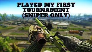 I played my firstever Tournament  Escape From Tarkov Sniper Only Tournament [upl. by Znerol949]