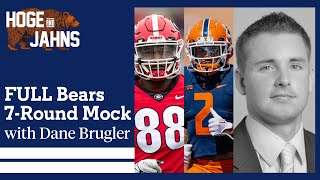 Bears FULL 7round mock draft with Dane Brugler  Hoge amp Jahns [upl. by Telracs]