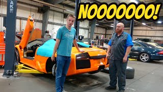 Starting My Lamborghini Murcielago Roadster After An Engine Out Service Was a HUGE FAIL [upl. by Ynehpets]