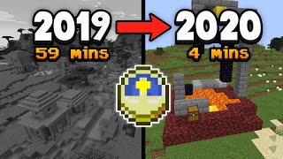 HOW Did Minecraft Speedruns Get 95 Faster in 2020 [upl. by Assilat]