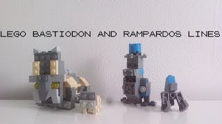 LEGO Pokemon Bastiodon and Rampardos evolution lines [upl. by Niras]