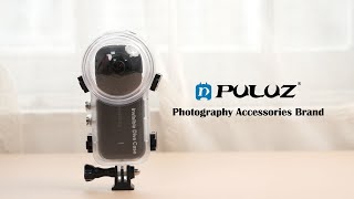 For Insta360 X3 PULUZ Invisible Dive Case 50m Waterproof Sealed Case [upl. by Padraig]