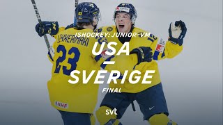 Ishockey JuniorVM Final USASverige [upl. by Corell]