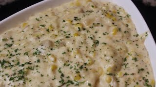 How to make Creamed Corn from Scratch  Easy Creamed Corn [upl. by Triplett]