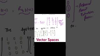 Vector Spaces in Linear Algebra linearalgebra csirnetmaths csirnetmaths viralmathematics [upl. by Eiralc746]