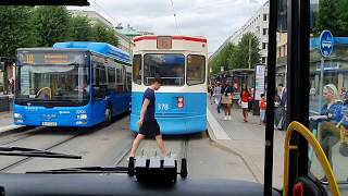 Buss 19 i Göteborg från Fredriksdal till Backa [upl. by Scoville]