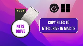 How To Format to NTFS on a MAC [upl. by Lekkim]