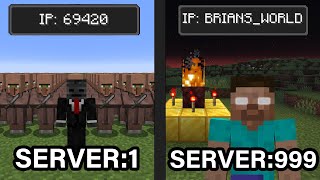 I Joined EVERY Minecraft Server Heres What Happened [upl. by Einnaej290]