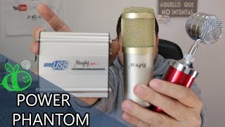 MEJORA UNA POWER PHANTOM UN MICROFONO ECONOMICO  MUGIG MPP 1 [upl. by Osber]