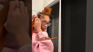 HOW TO Ginger Jumbo Knotless Box Braids On Natural Hair [upl. by Keven]