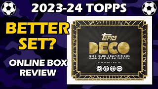 Waited TWO Months Topps Deco 202324 UCC Soccer Box Review [upl. by Llerol]