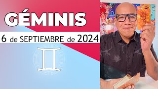 GÉMINIS  Horóscopo de hoy 6 de Septiembre 2024 [upl. by Daberath304]